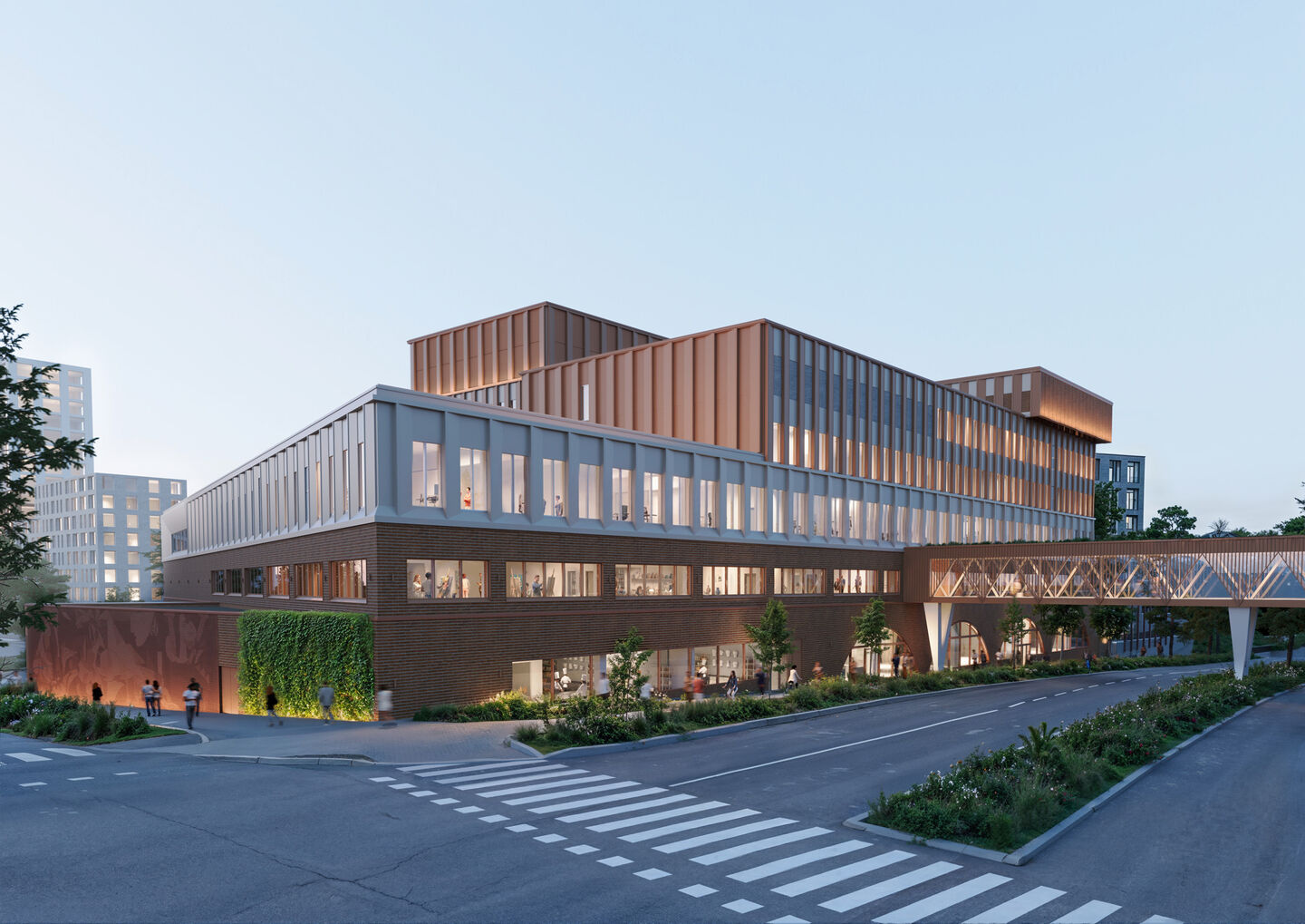 Lma Tikkurilan Osaamiskampus V2 Ulkohavainnekuva Koillisesta  Voima Graphics 10 4 2026