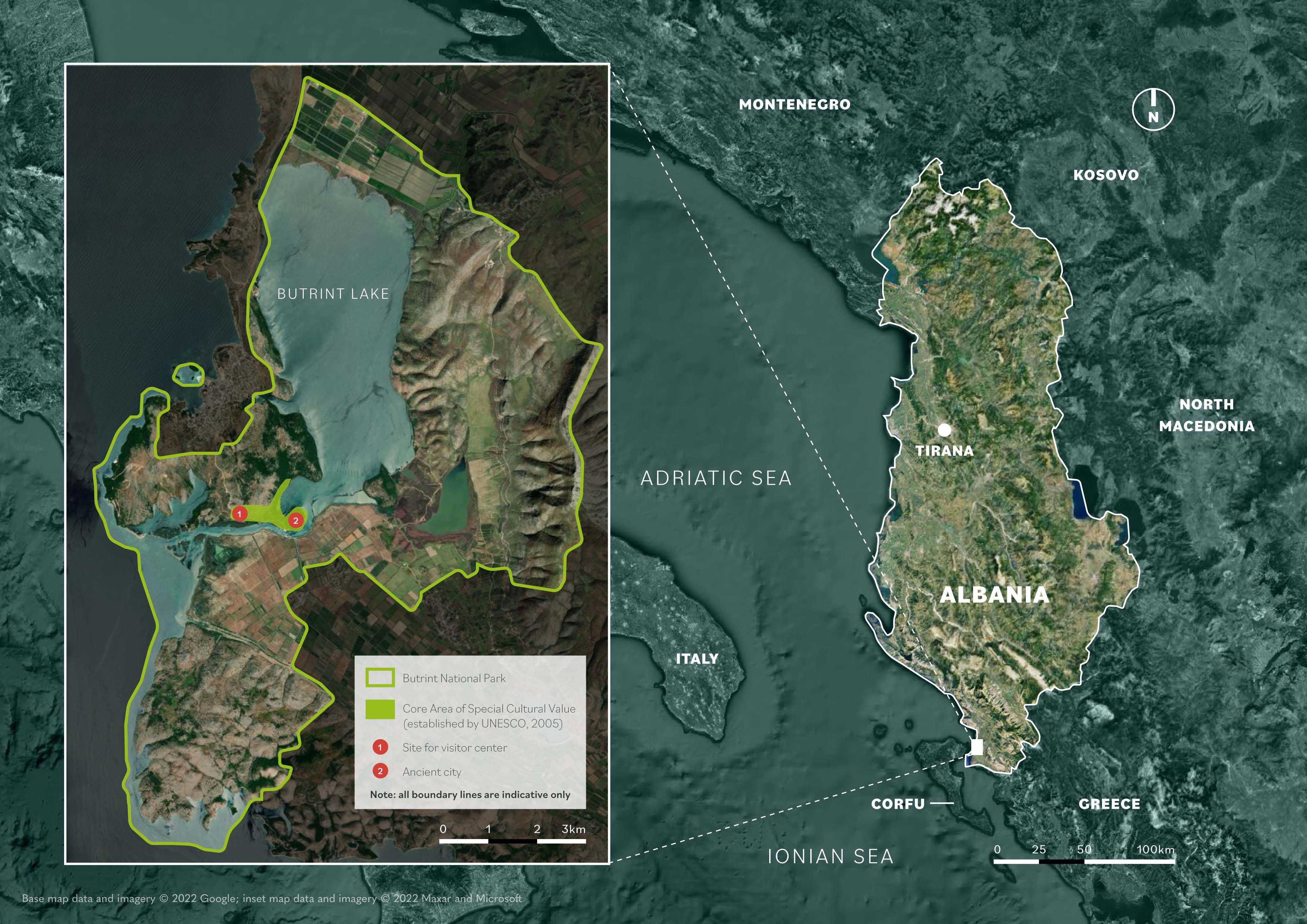 The Butrint National Park Visitor Center International Design Competition |  Lahdelma & Mahlamäki architects